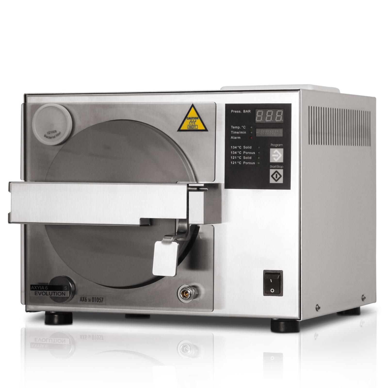 Class S autoclave for instrument sterilisation – Axyia 6 l