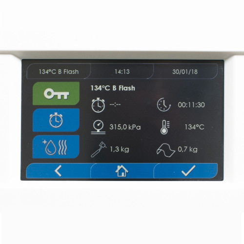 Autoklav Der Klasse B Fur Die Sterilisation Von Instrumenten Faro Nisea Premium 18 L Tecniwork It