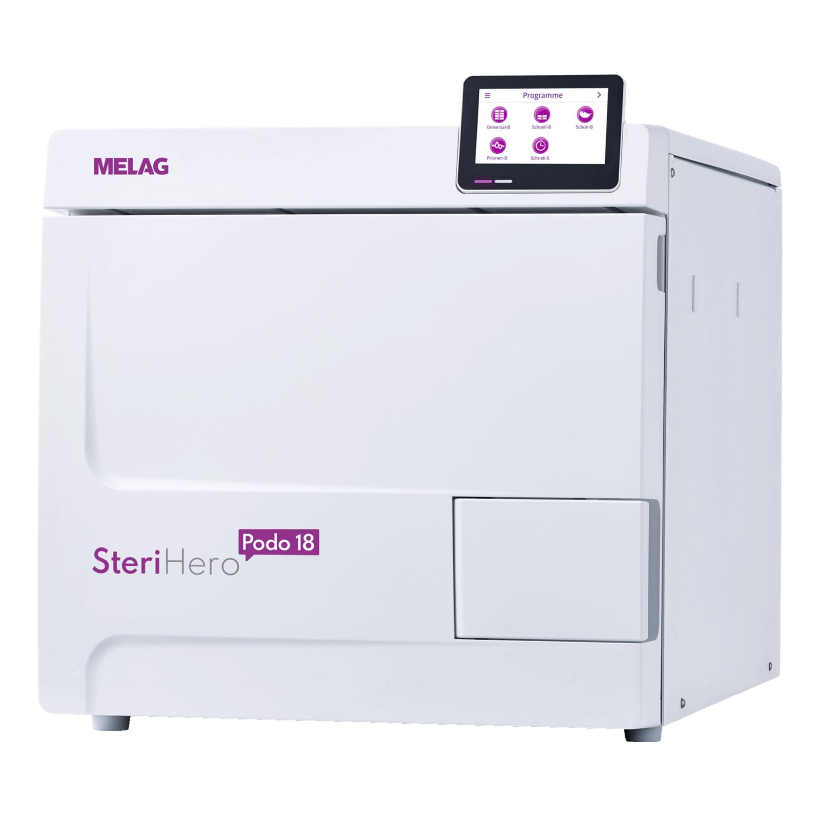 Autoklav der Klasse B zur Sterilisation von Instrumenten – SteriHero Podo 18L