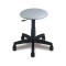 Light grey operator stool on castors