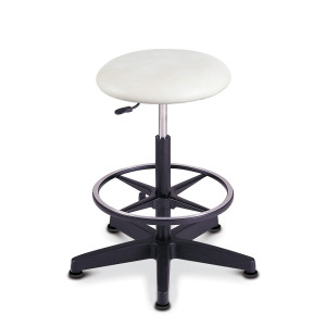 Stool with footrest