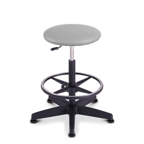 Stool with footrest Light Grey