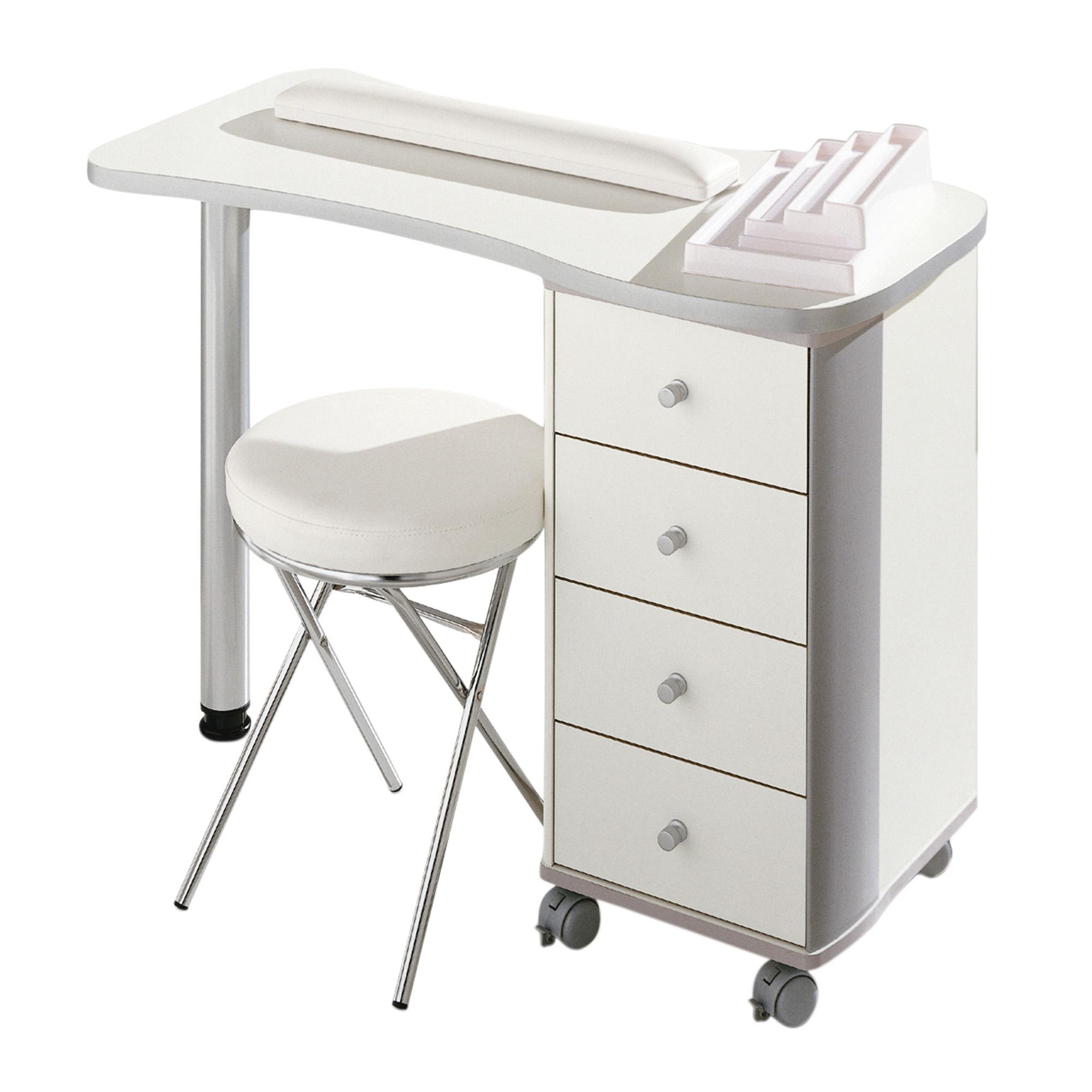 Table de manucure professionnelle Trilly avec tiroirs