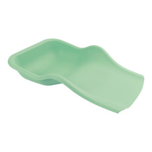 Flexible tray for pedicure residues mint green