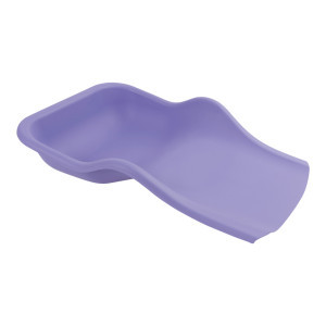 Flexible tray for pedicure residues violet