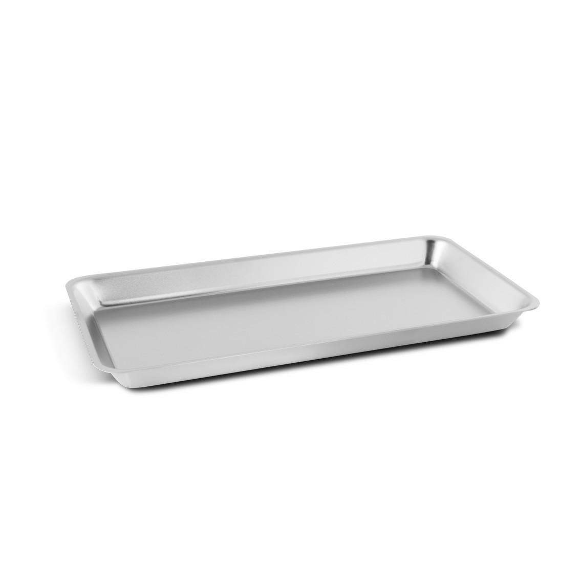 Rectangular stainless steel instrument tray Small size