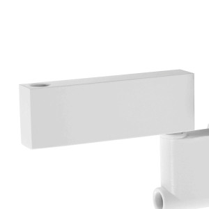 Wall spacer bracket for afma lamps white