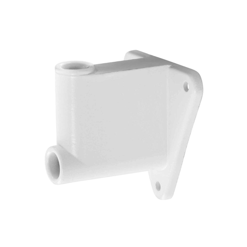 Soporte de pared blanco para lámparas