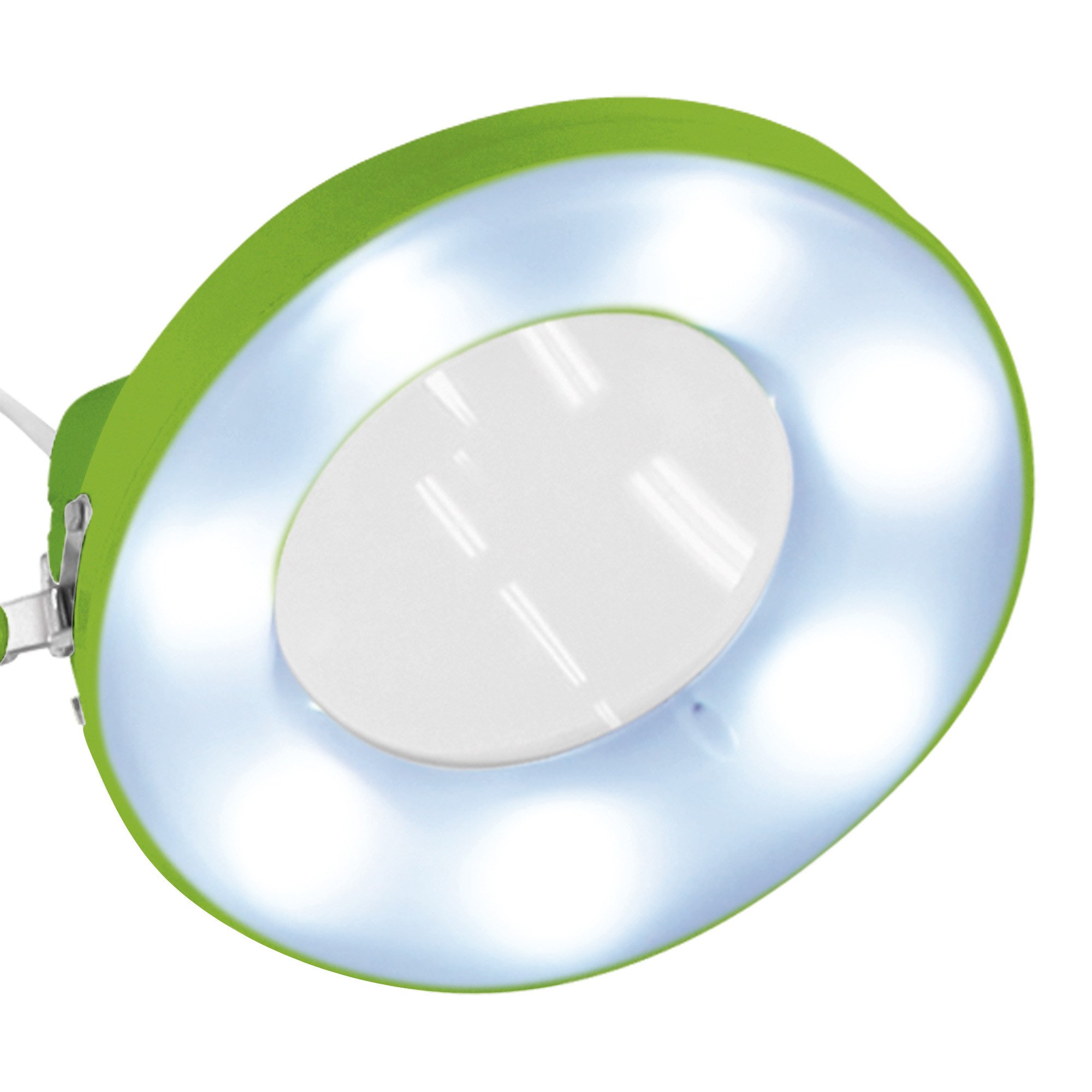 Afma Evo Lampe mit Neonlicht und grüner 3-Diopter-Lupe