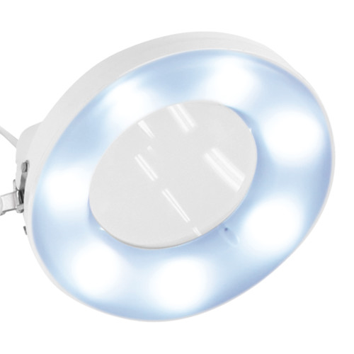 Afma Evo Lampe mit LED-Licht und weißer 5-Dioptrien-Lupe