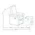 Grey pedicure chair Infinity Foot Spa