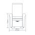 Grey pedicure chair Infinity Foot Spa