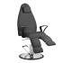 Hydraulic pedicure chair with fixed base dark grey