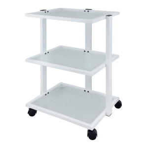 3-shelf glass trolley