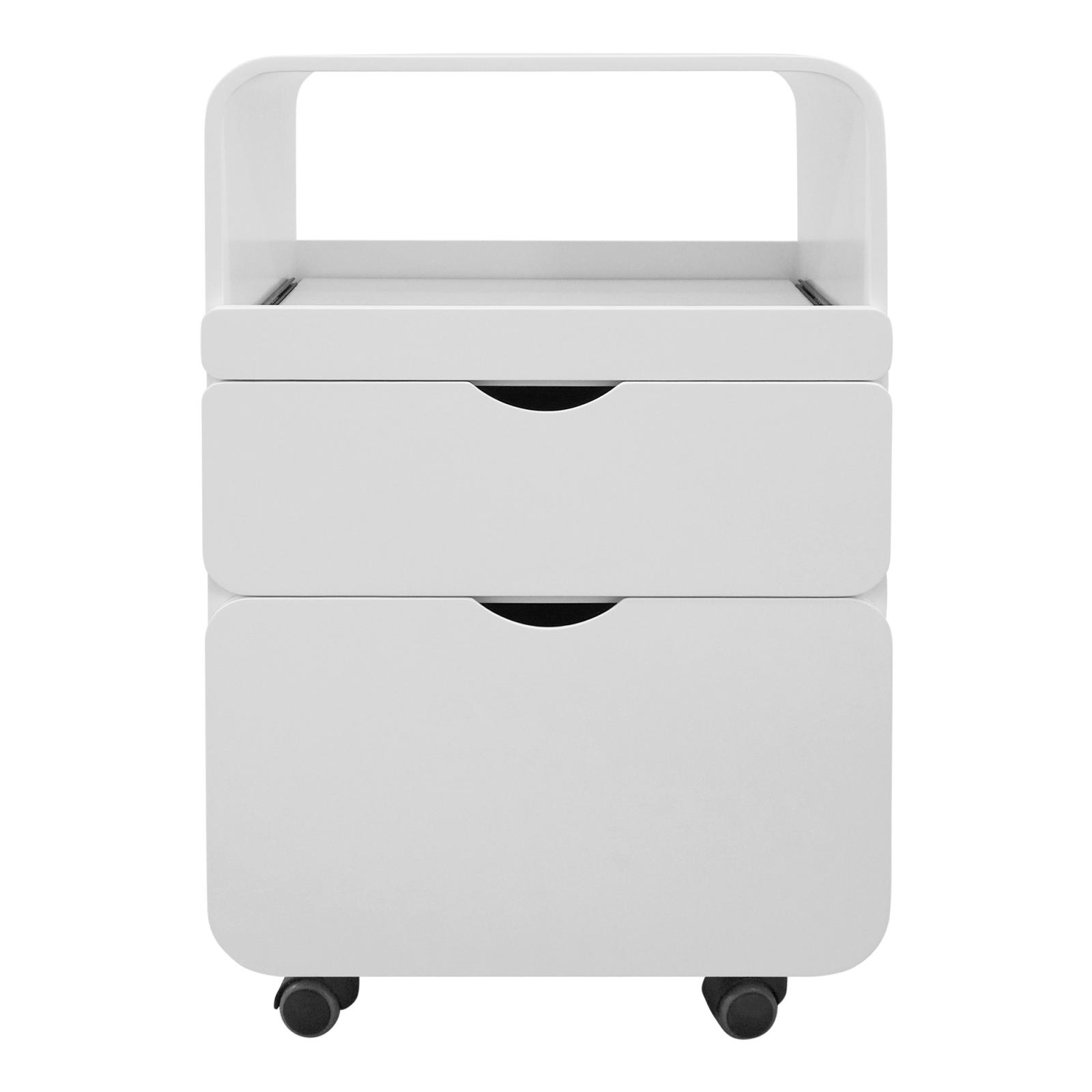 Avant professional trolley with pull-out compartment and 2 drawers white