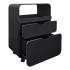 Avant professional trolley with pull-out compartment and 2 drawers black