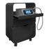 Avant professional trolley with pull-out compartment and 2 drawers black