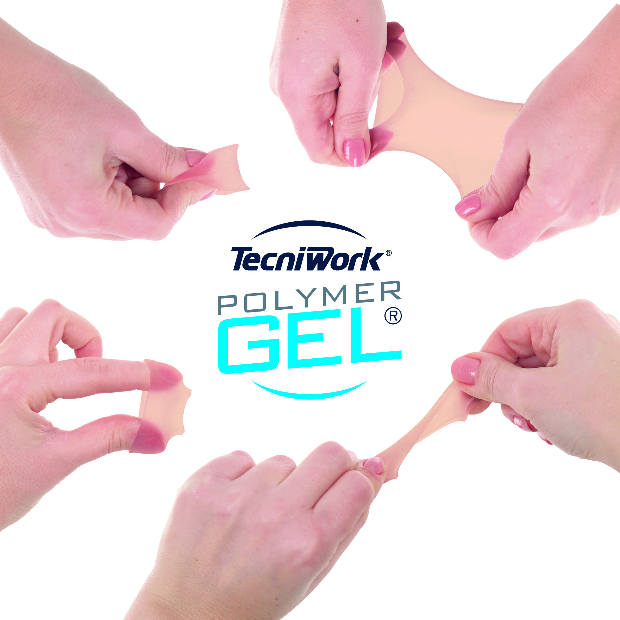 Divaricatore per dita dei piedi in Tecniwork Polymer Gel color pelle Bio-Skin misura Medium/Large 1 pz