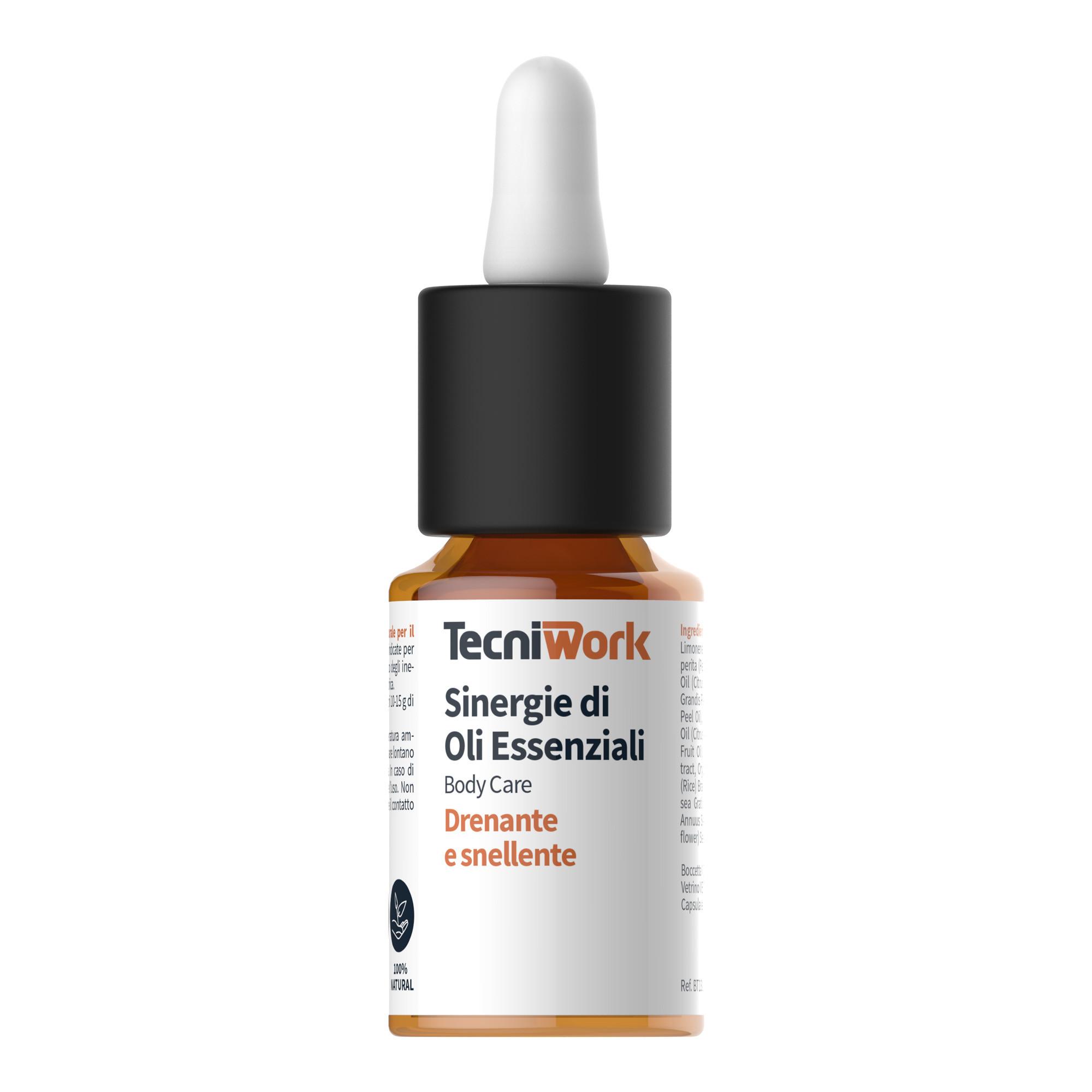 Synergie d'huiles essentielles pour massage drainant et amincissant 15 ml