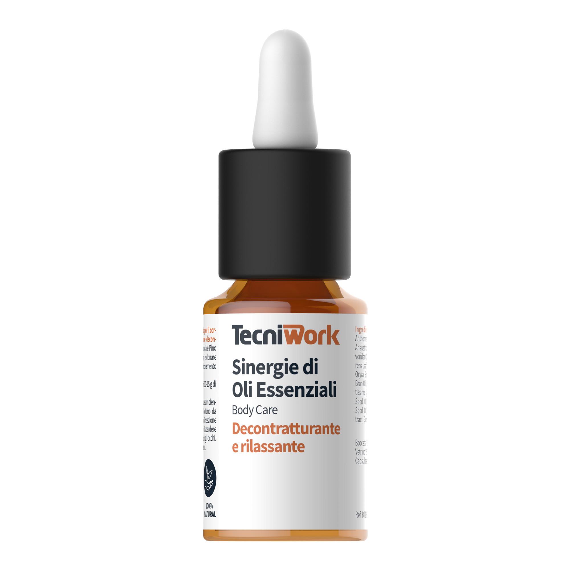 Sinergia de aceites esenciales para masaje relajante y descontracturante 15 ml
