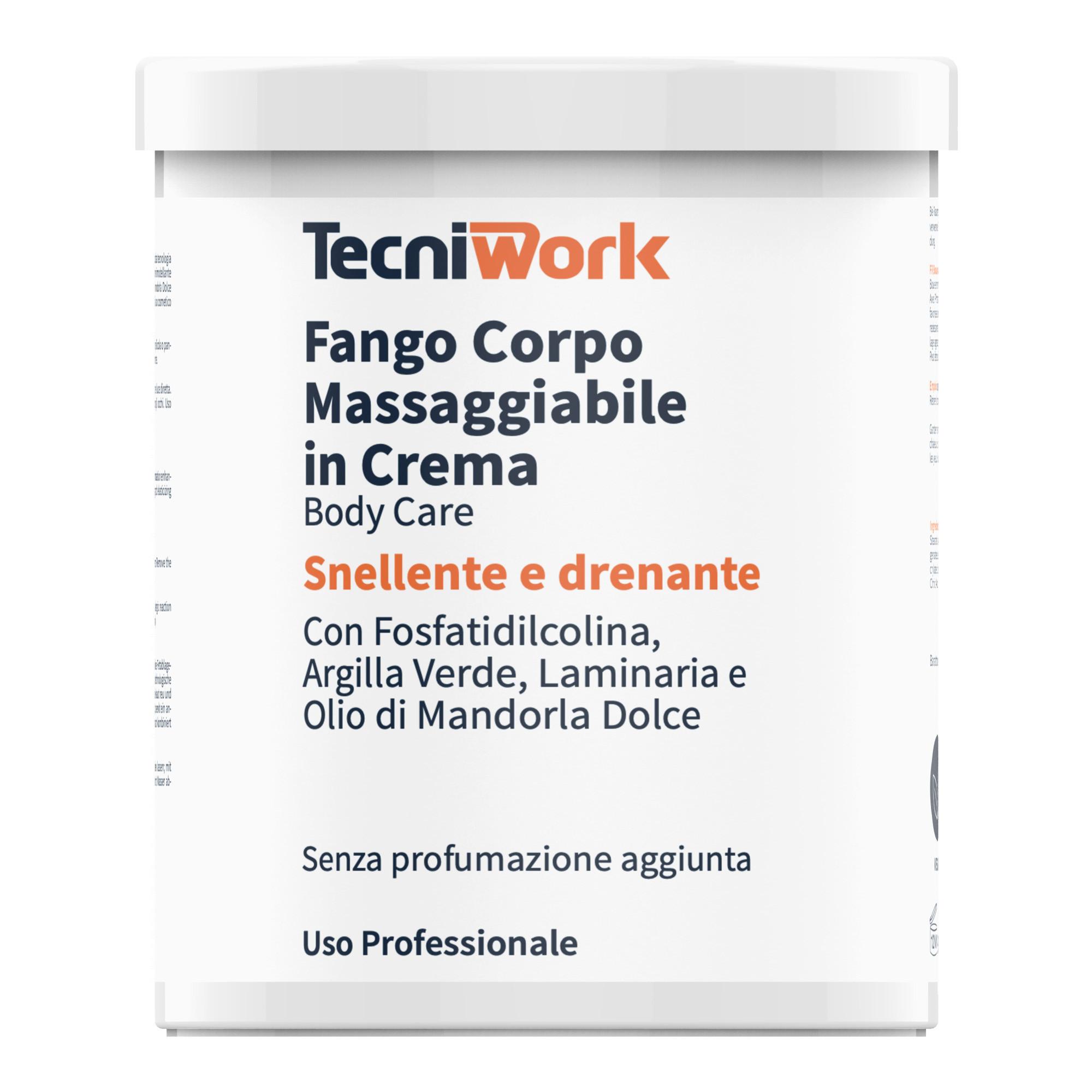 Crema de barro para tratamiento corporal adelgazante y drenante 900 ml