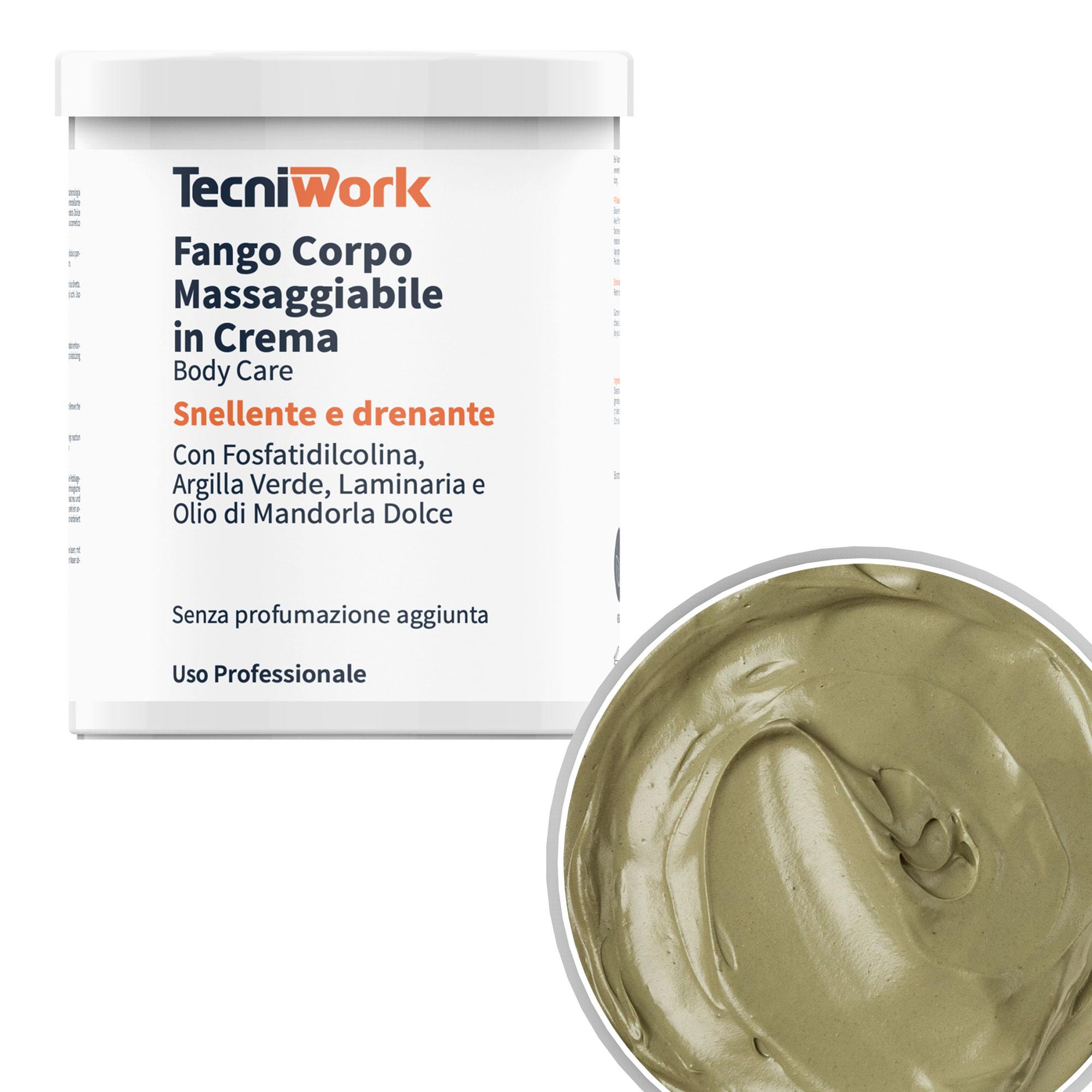 Crema de barro para tratamiento corporal adelgazante y drenante 900 ml