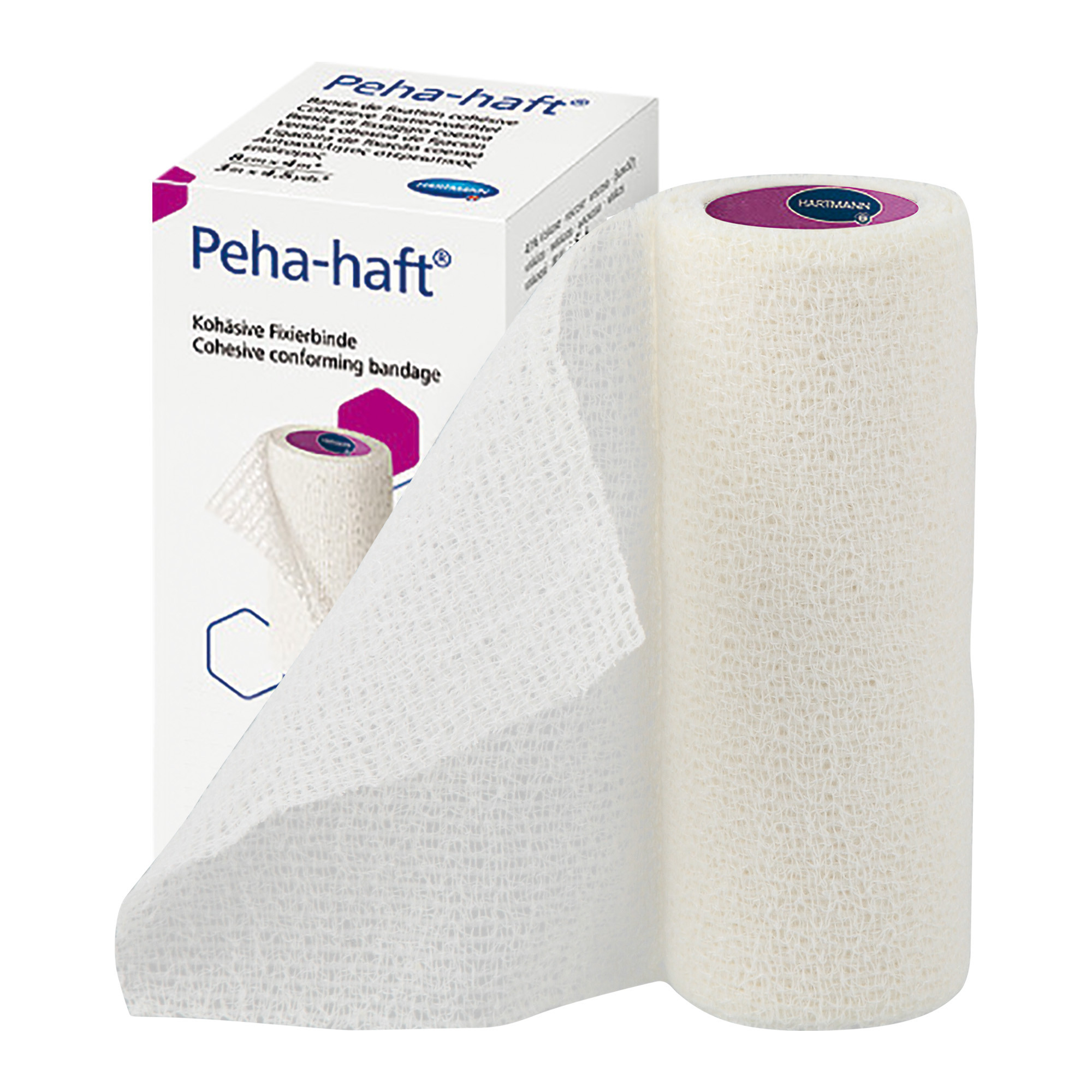 Peha-haft - Bandage de fixation élastique auto-adhérent 12 cm x 4 m