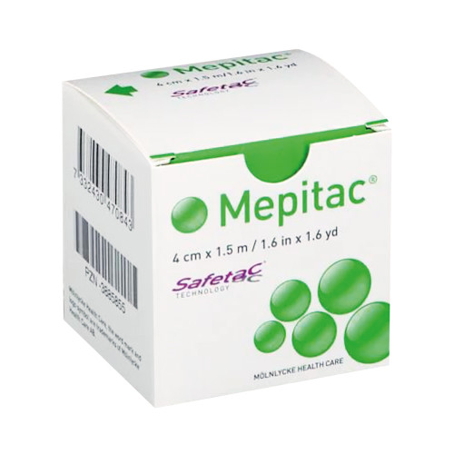Mepitac - Bande de fixation en silicone 4 cm x 1,5 m 1 pc