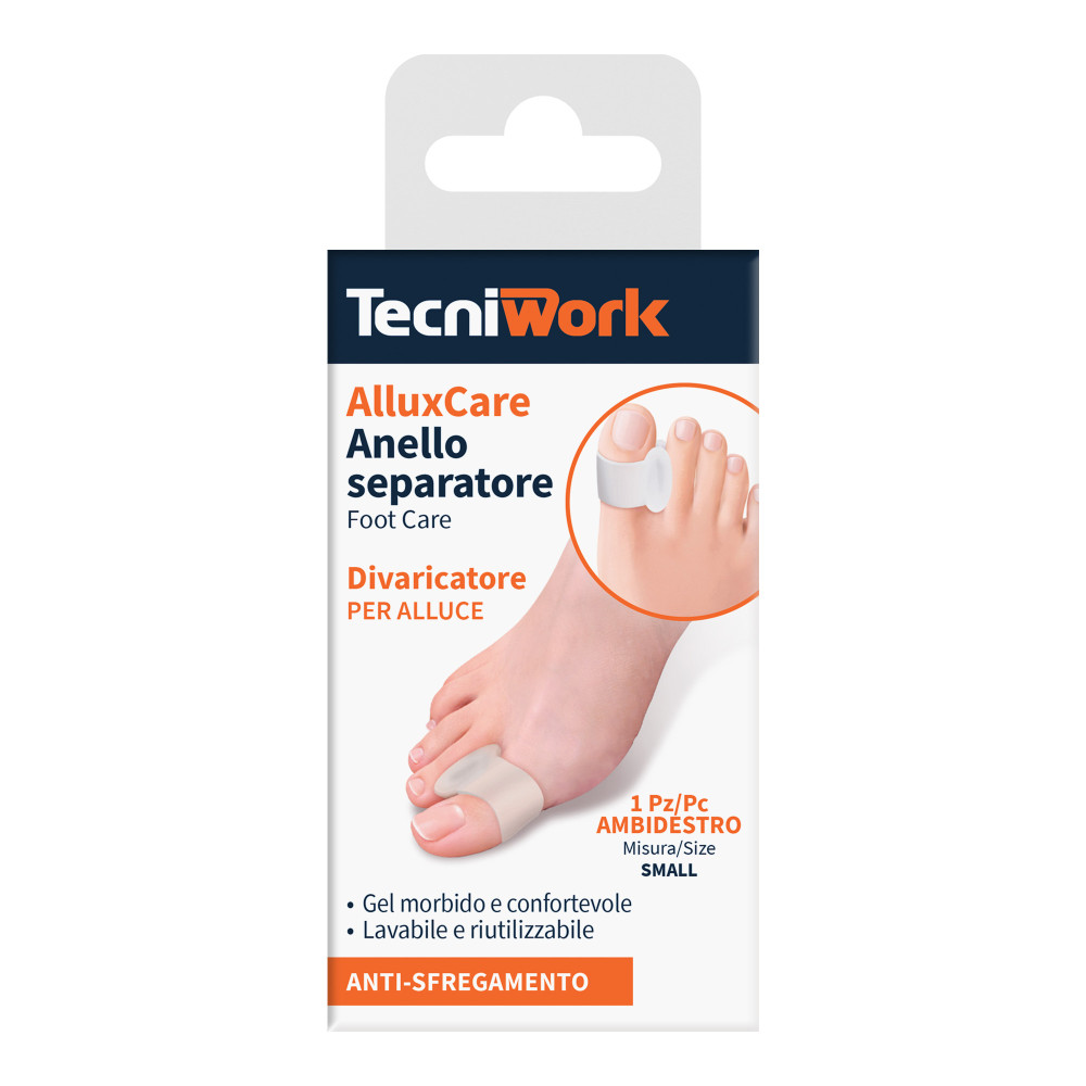 Alluxcare anneau séparateur en gel pour gros orteil 1 pc