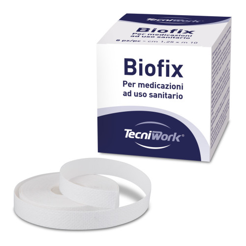 Biofix - Bande de fixation pour feutres et gazes 2,5 cm x 10 m 4 pc