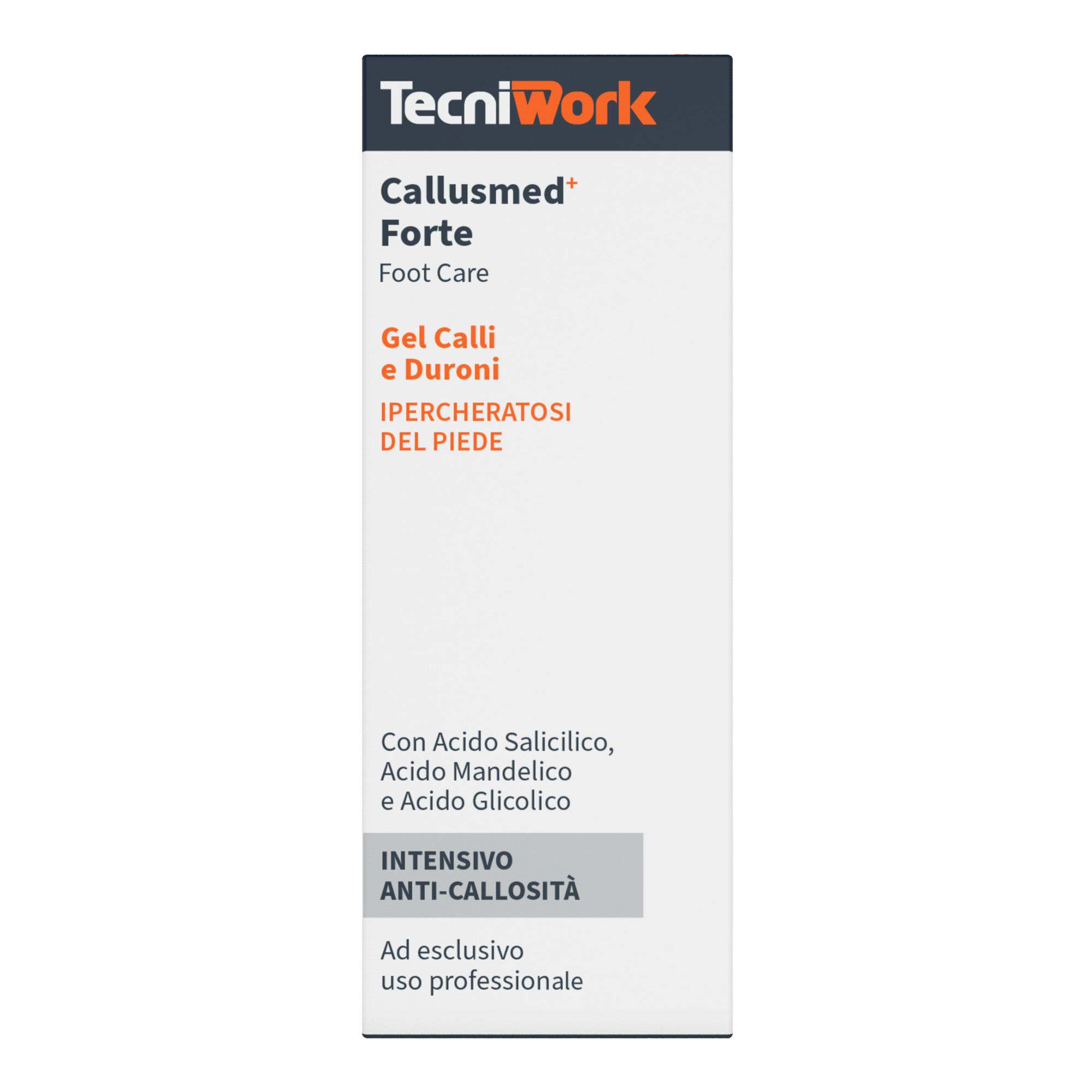 Gel piedi Cheratolitico professionale per calli e duroni Callusmed+ Forte 250 ml