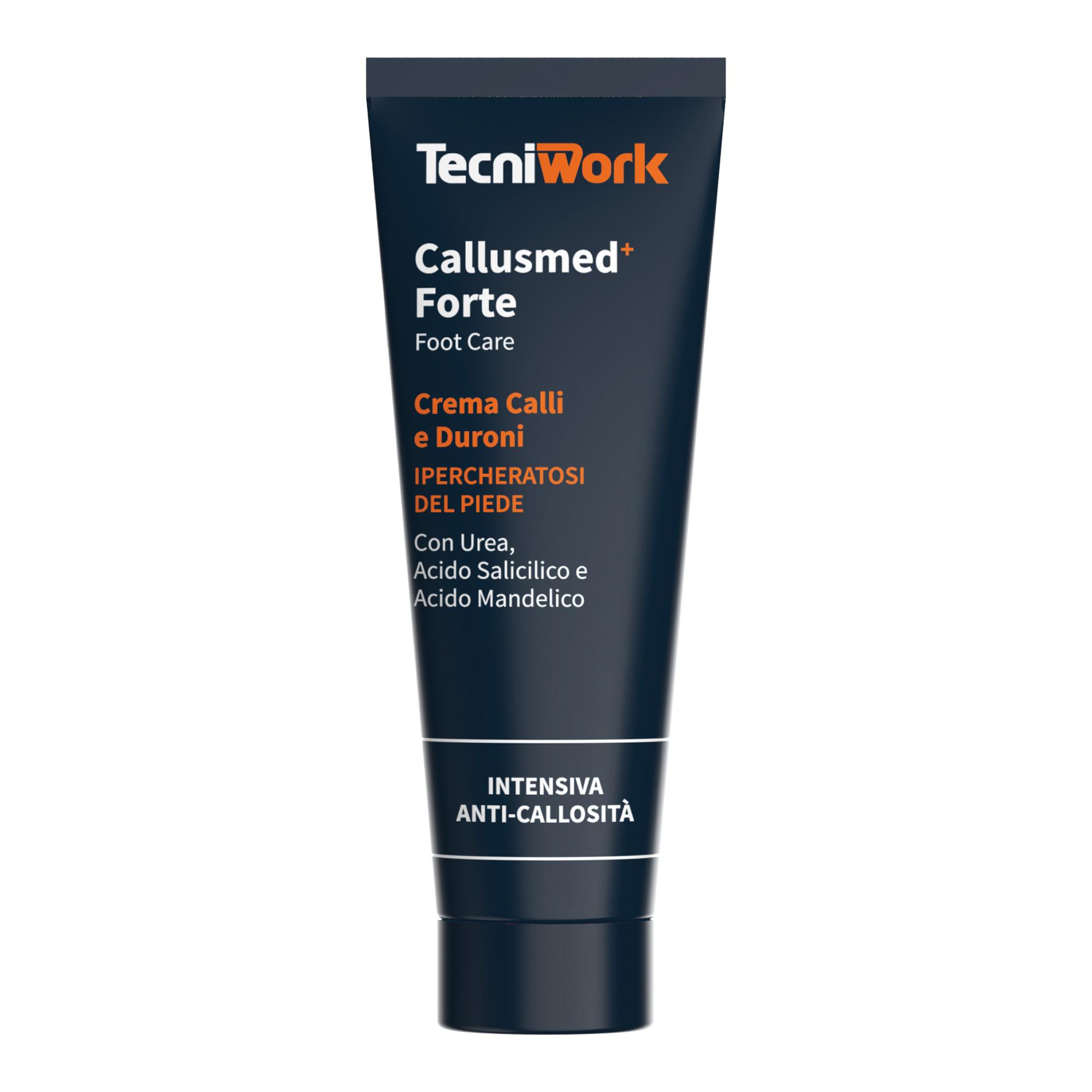 Crema para pies Callusmed+ Forte y piedra abrasiva, kit completo anti callosidades, 2 unidades