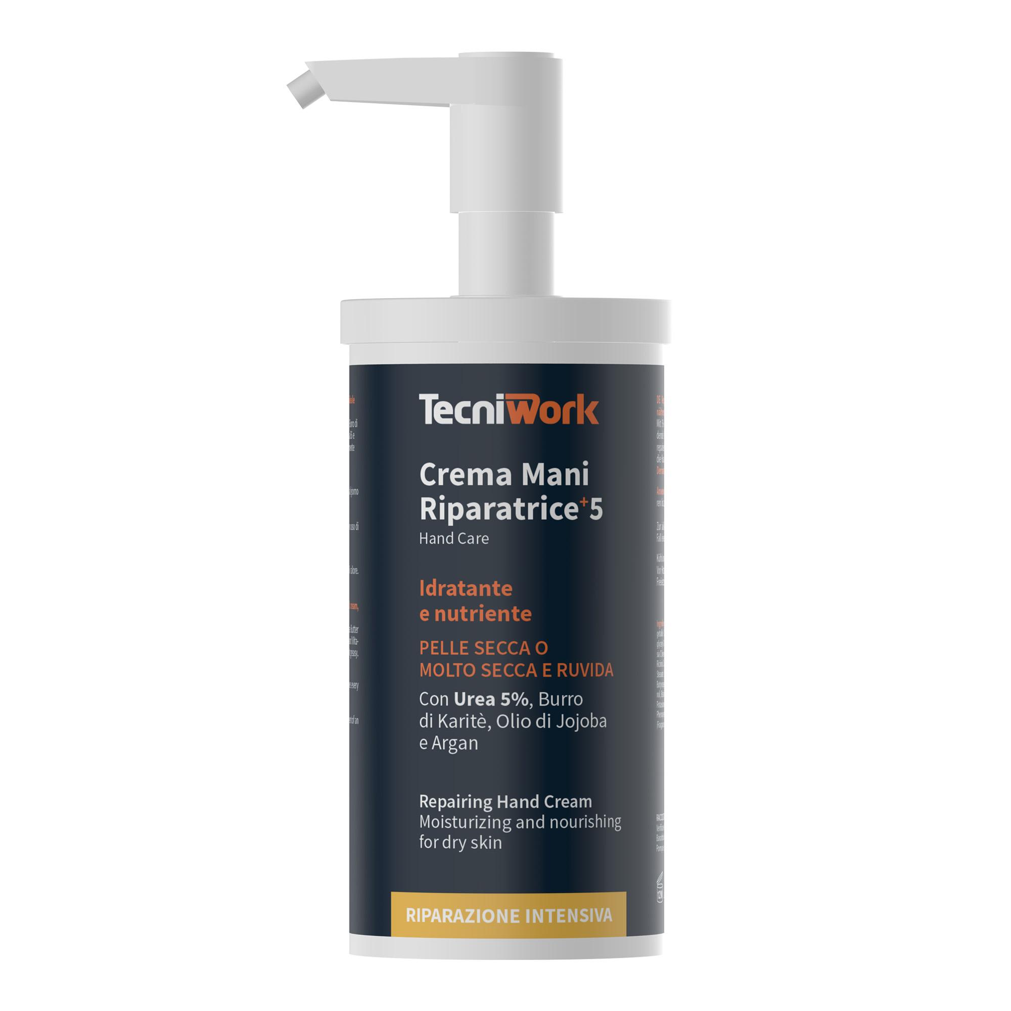 Crema reparadora para manos Tecniwork con 5 % de urea, 450 ml