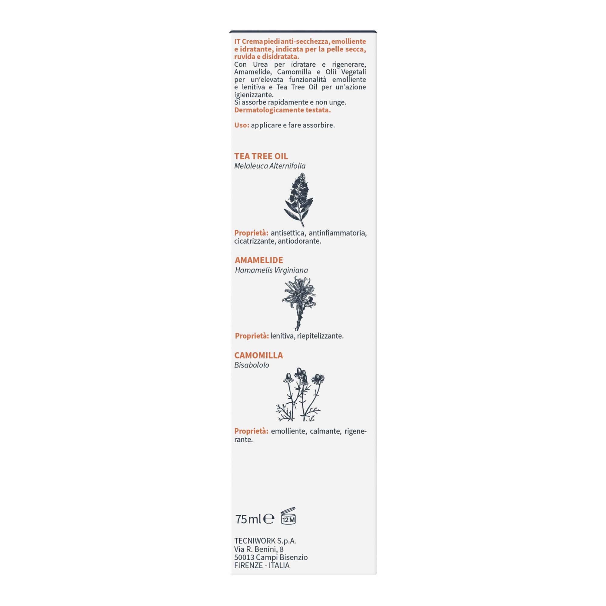 Crema piedi idratante, rigenerante ed emolliente 75 ml