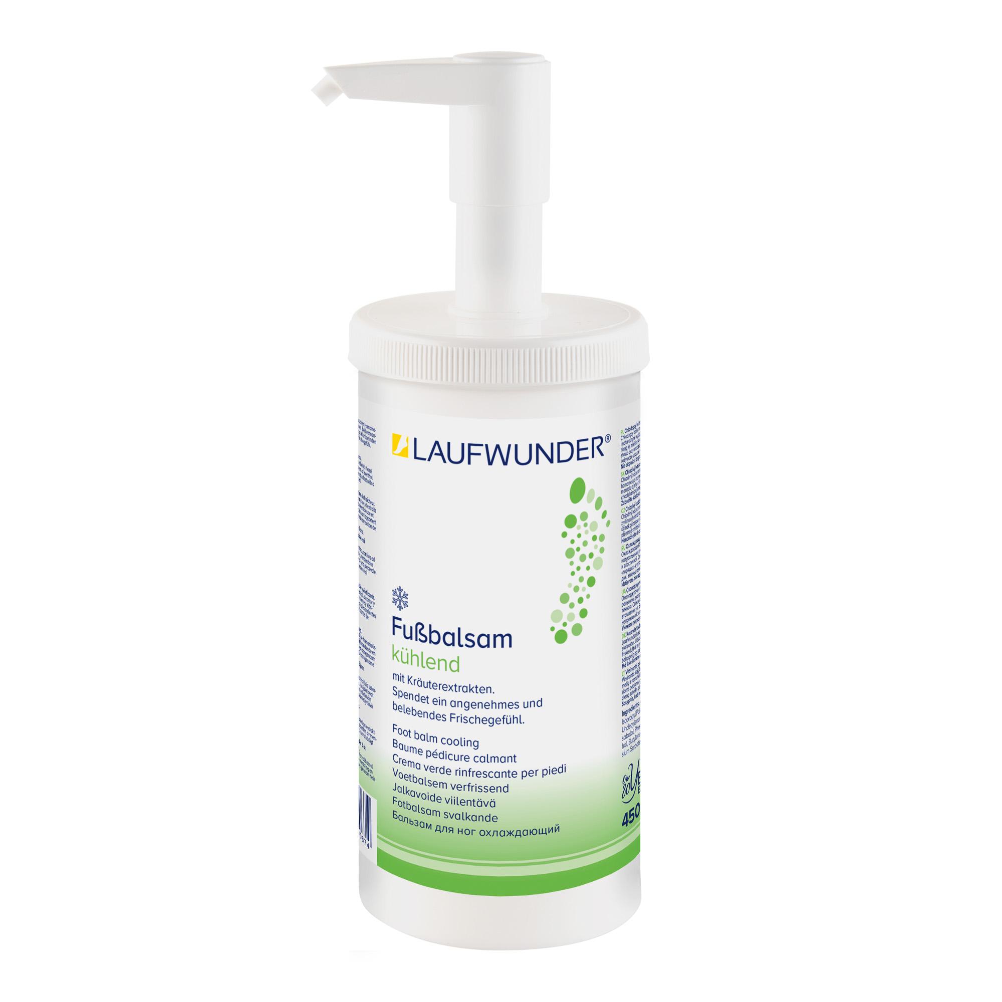 Crema verde refrescante para pies cansados y acalorados 450 ml