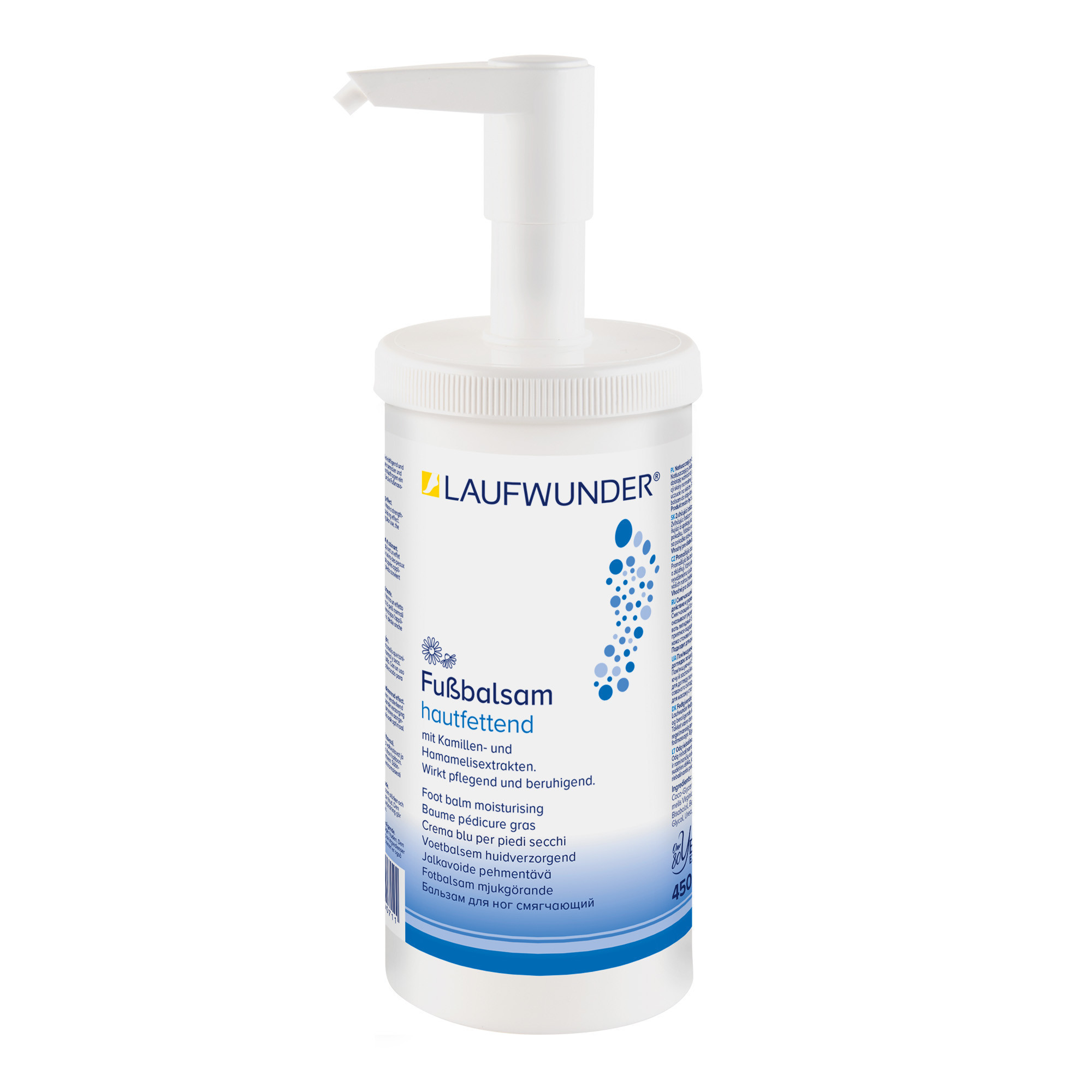 Emollient blue cream for dry and dehydrated feet 450 ml