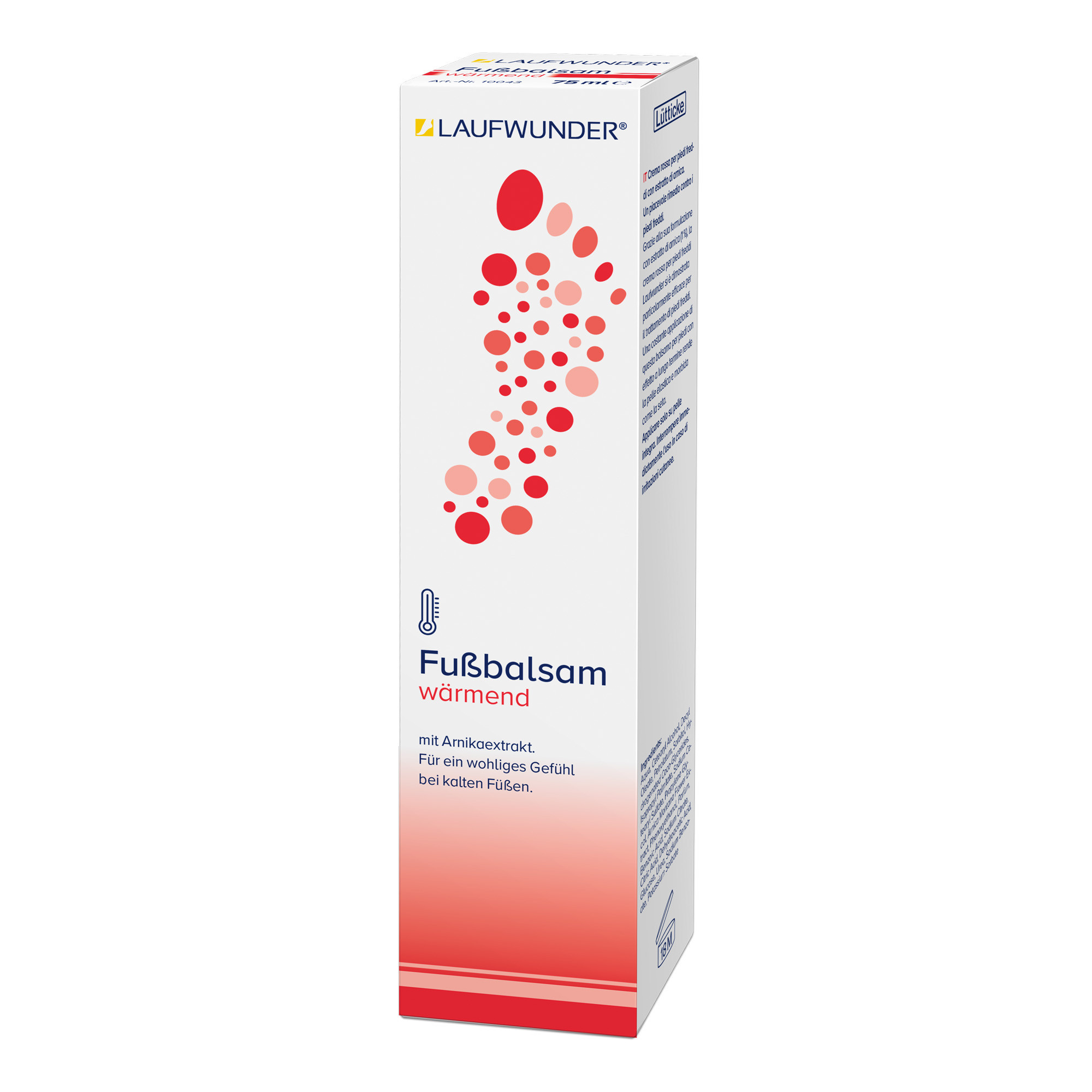 Red reactivating cream for cold feet 75 ml