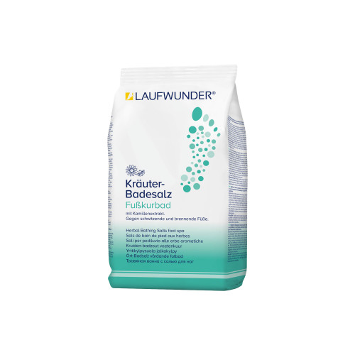 Sels de bain aux herbes rafraîchissants et désodorisants pour bains de pieds 250 g