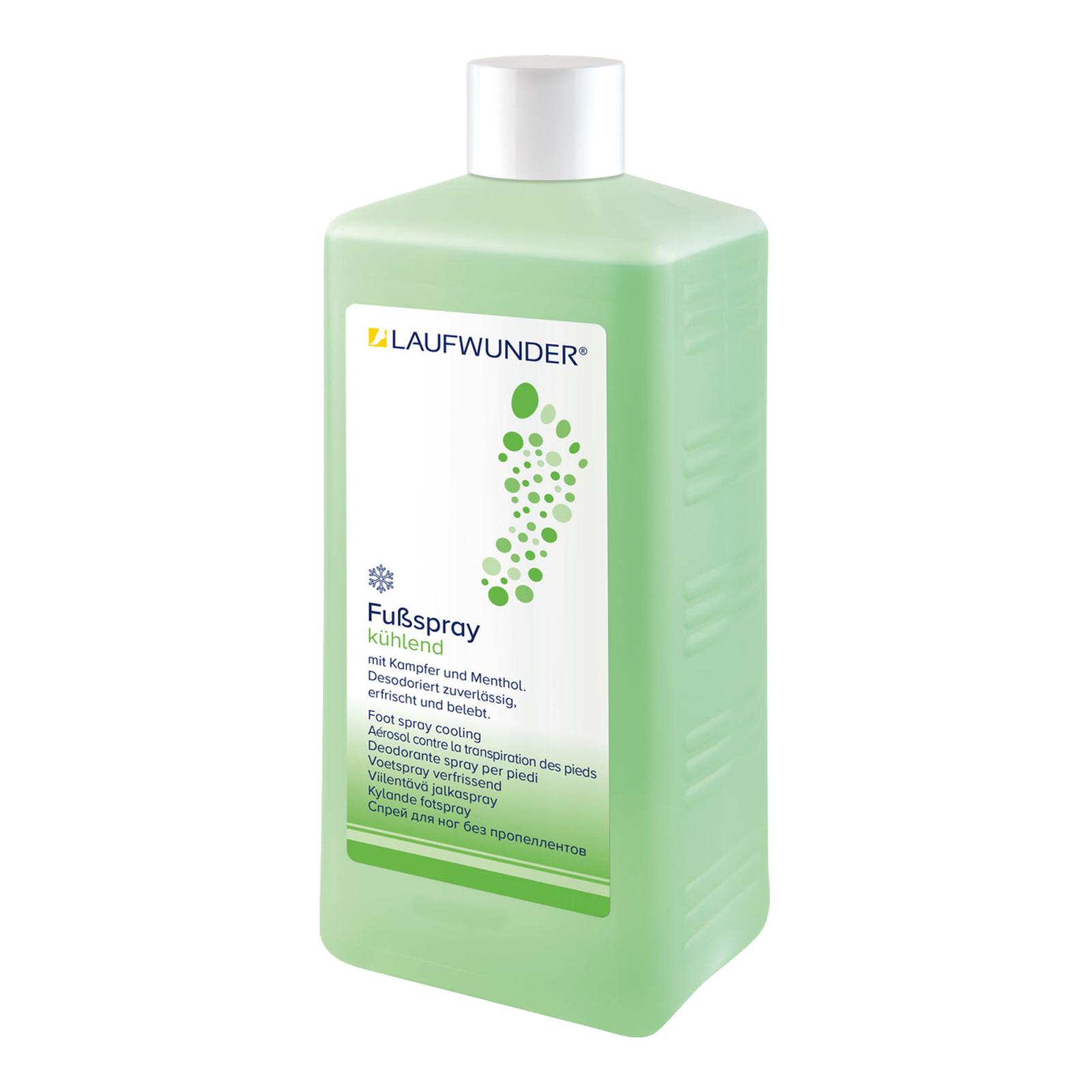Lozione deodorante spray no-gas per piedi con eccessiva sudorazione 1 l