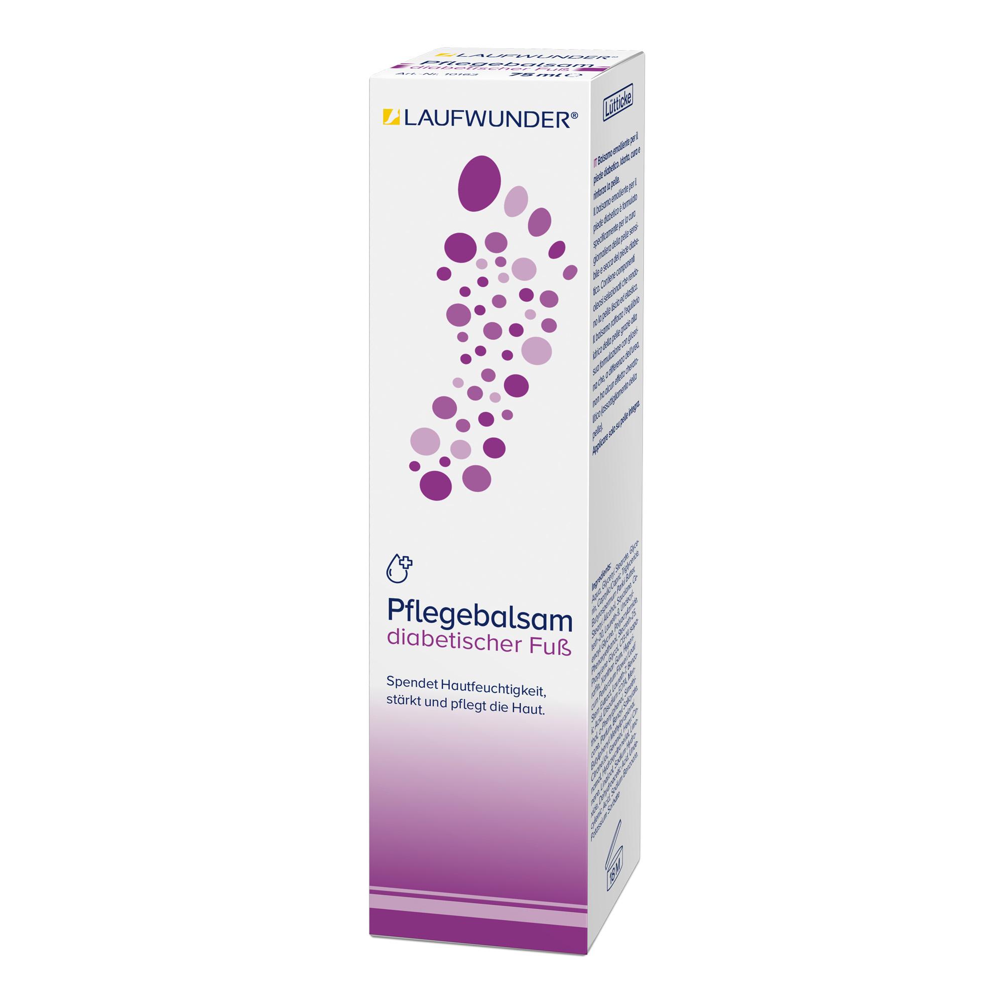 Bálsamo emoliente para pies diabéticos, sensibles y secos 75 ml