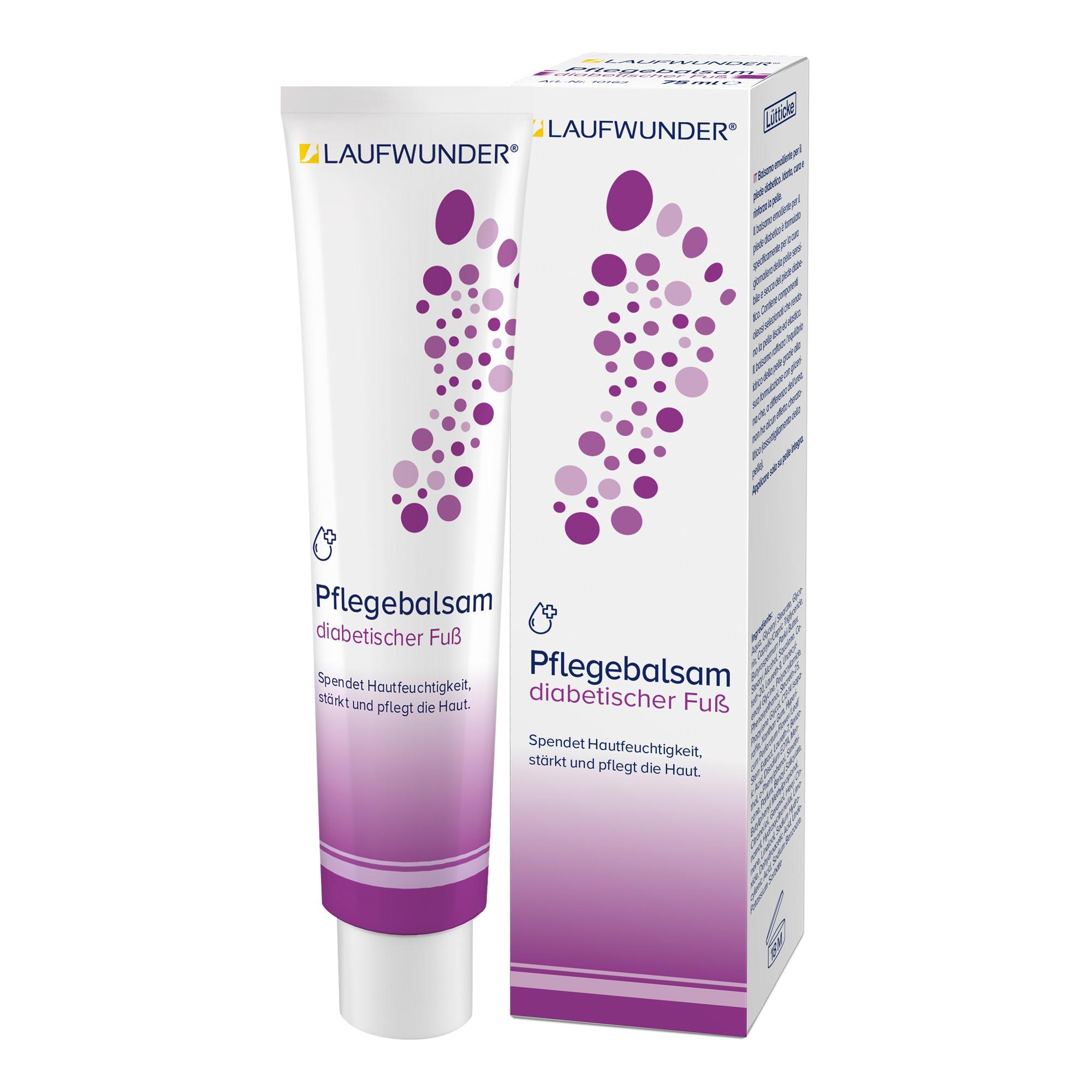 Bálsamo emoliente para pies diabéticos, sensibles y secos 75 ml