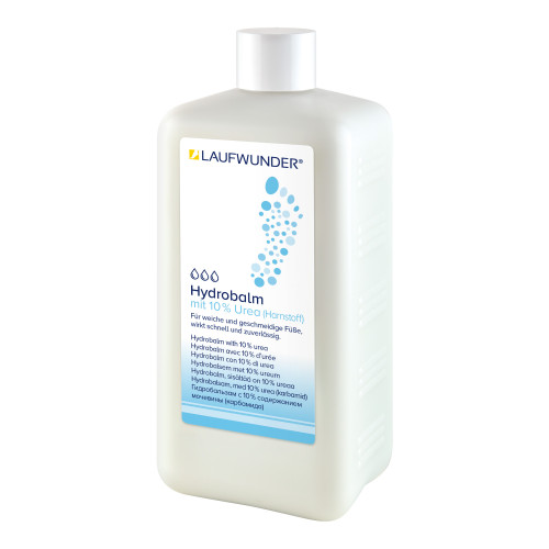 Baume hydratant pour pieds secs et sensibles Hydrobalm 500 ml