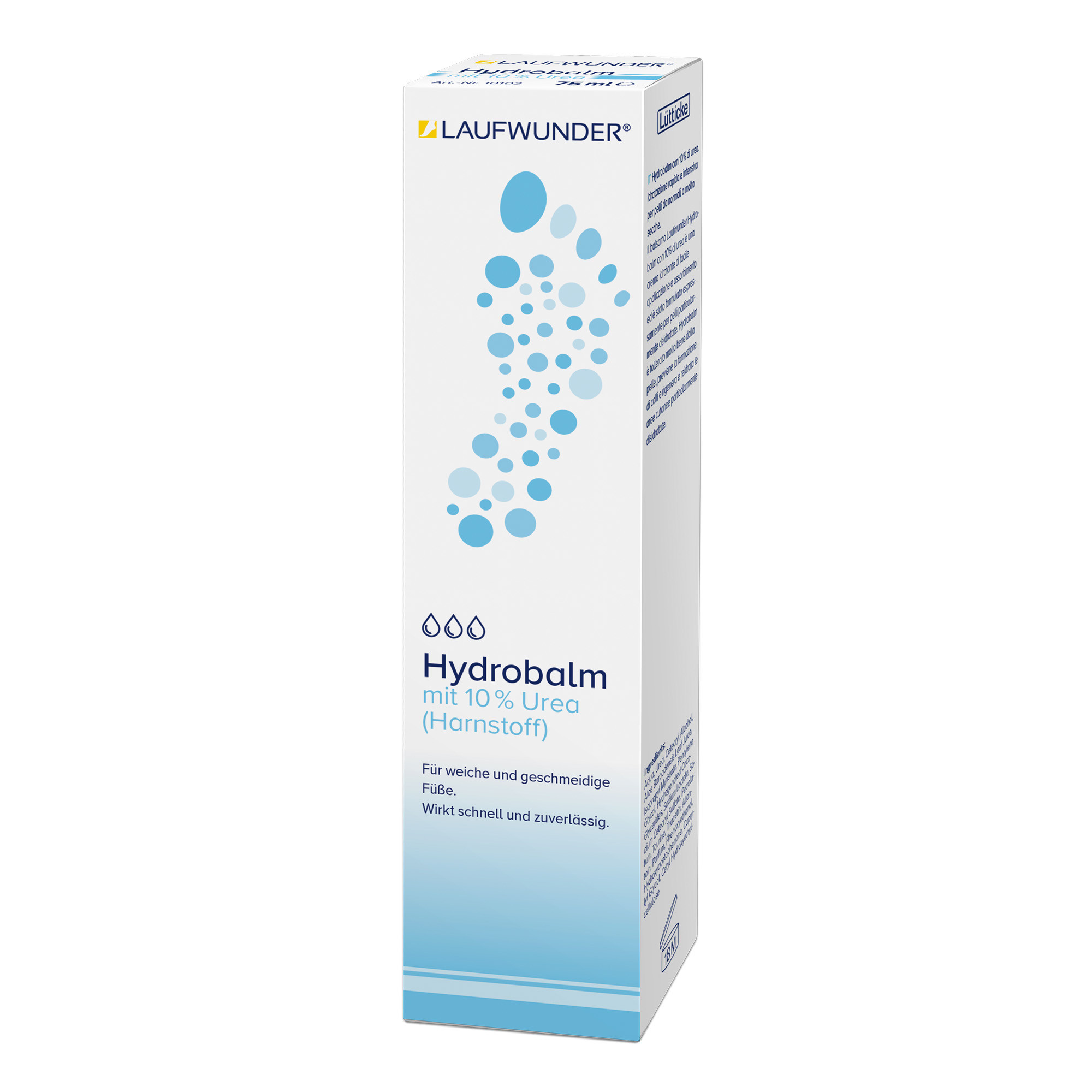 Moisturising balm for dry and sensitive feet Hydrobalm 75 ml