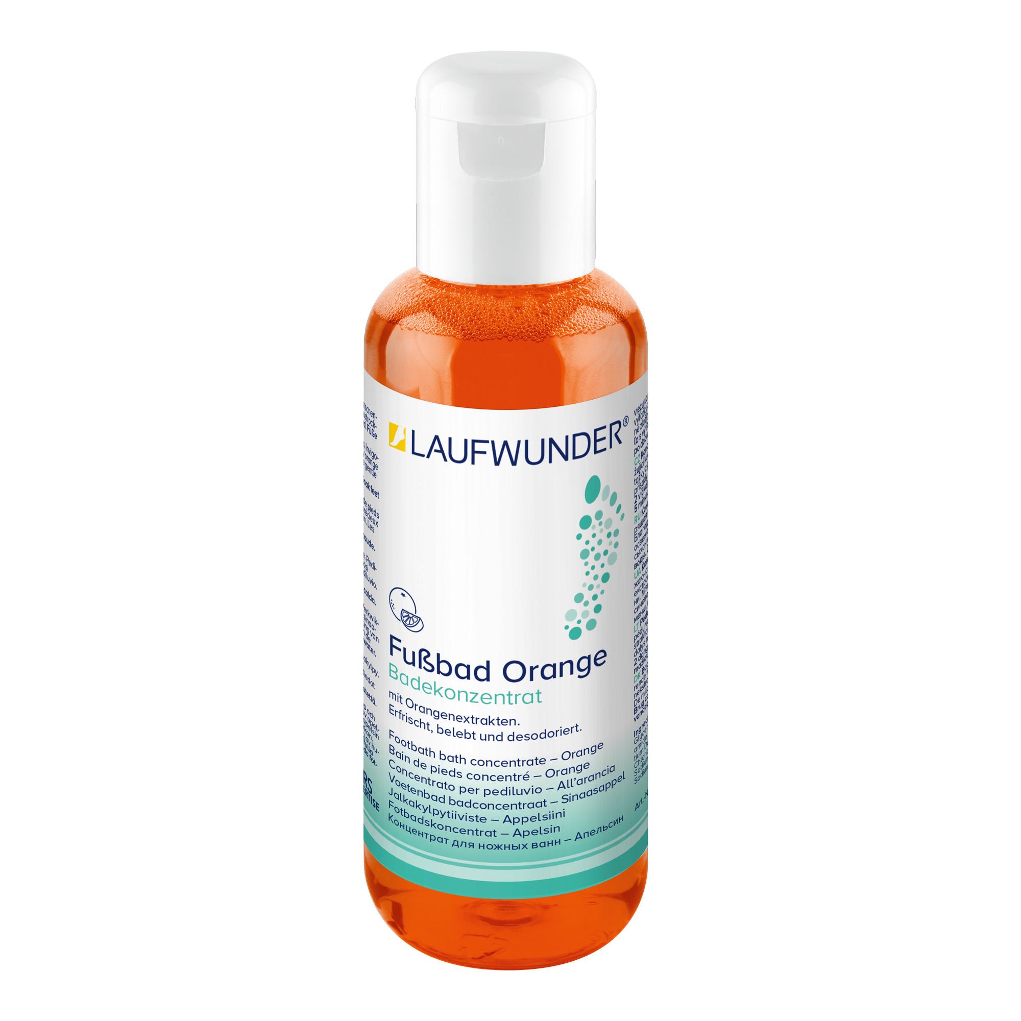 Pediluvio concentrado de naranja energizante, refrescante y desodorante 200 ml