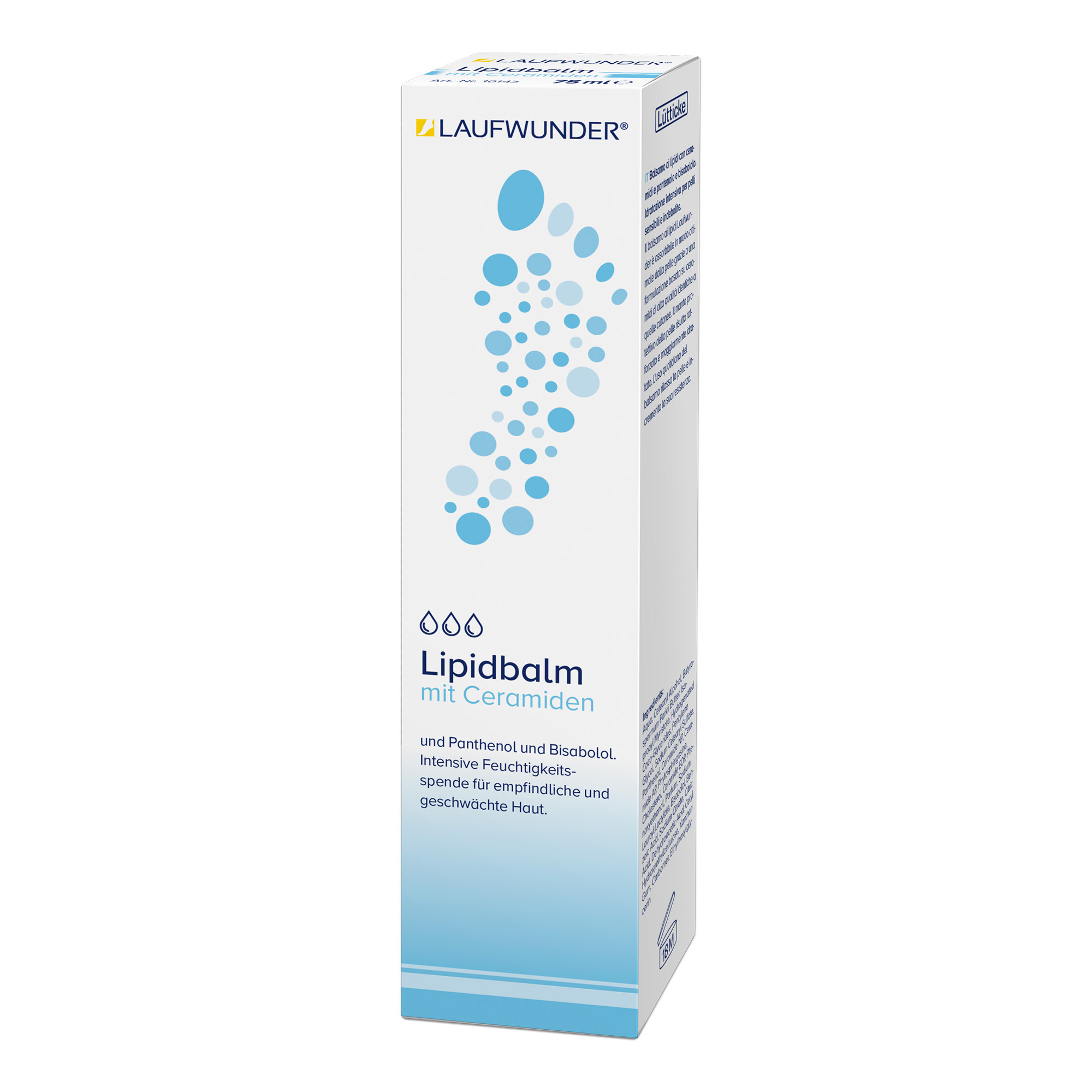 Moisturising and protective lipid balm for legs and feet 75 ml