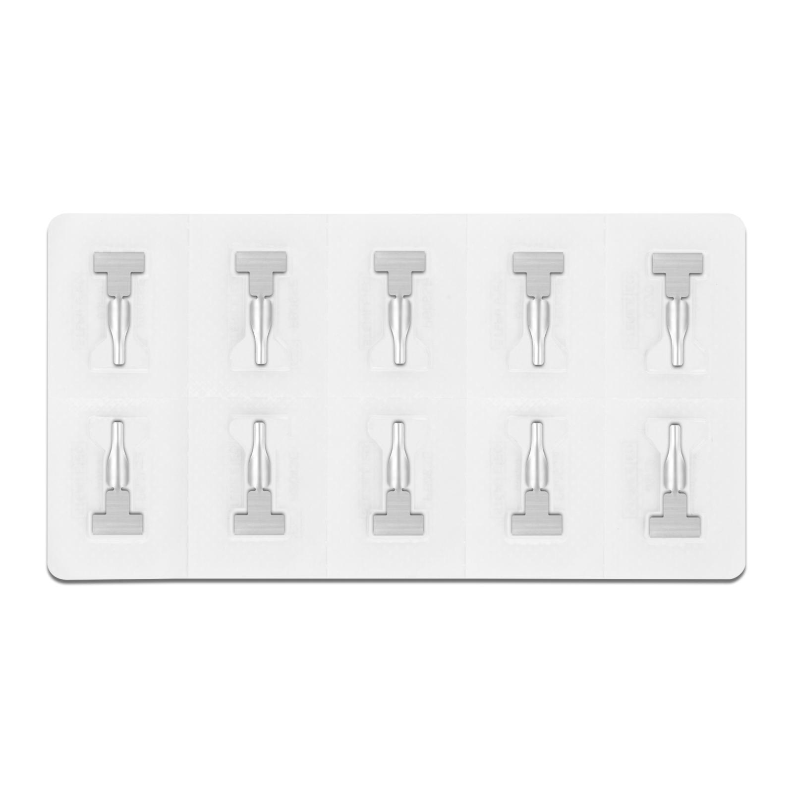 Microláminas profesionales individuales, estériles y de un solo uso Secure Lock, tamaño 0,5, 50 unidades