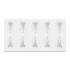 Professional single sterile disposable microblades Secure Lock size 0.5 50 pcs