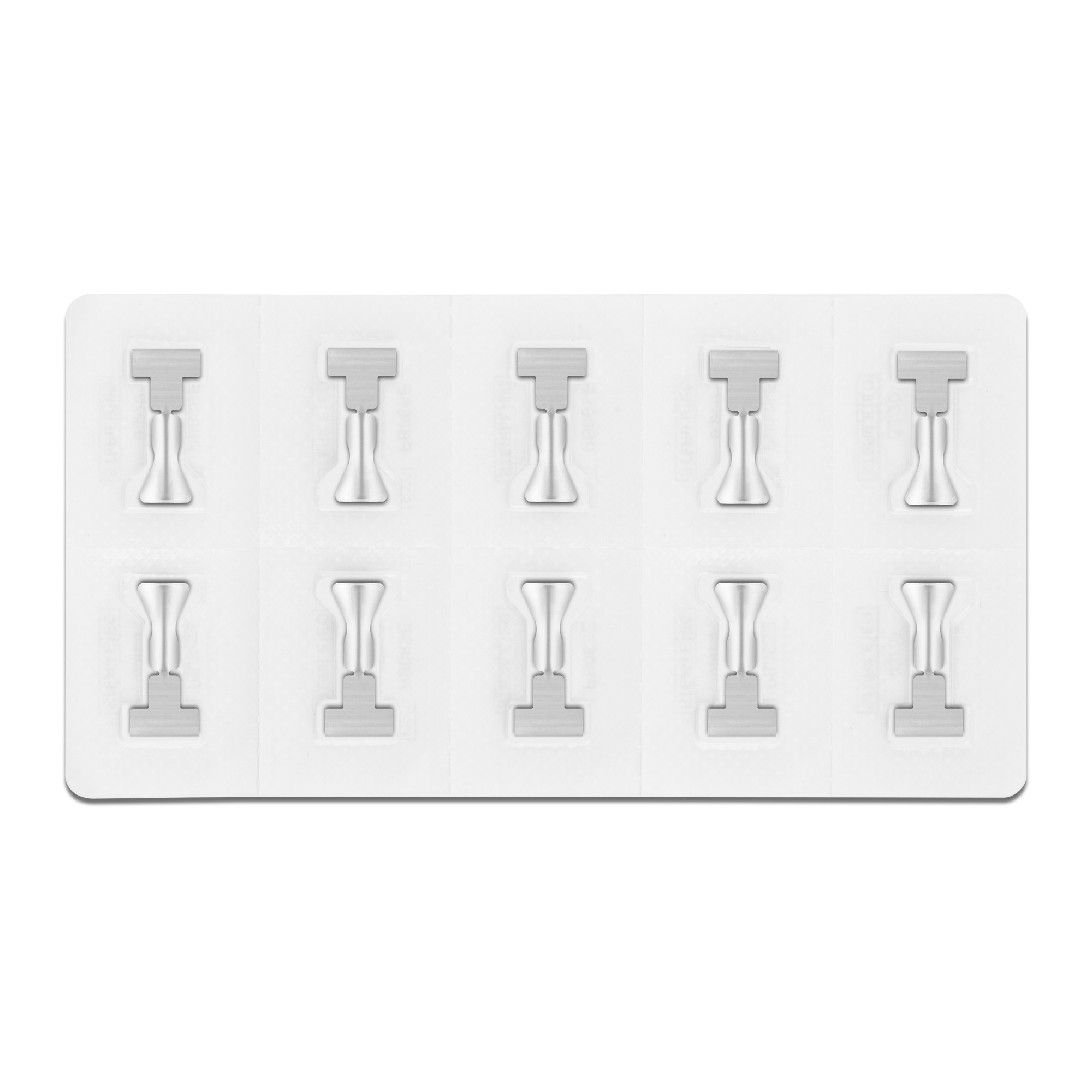 Micro-lames professionnelles stériles à usage unique Secure Lock taille 2.5 50 pcs