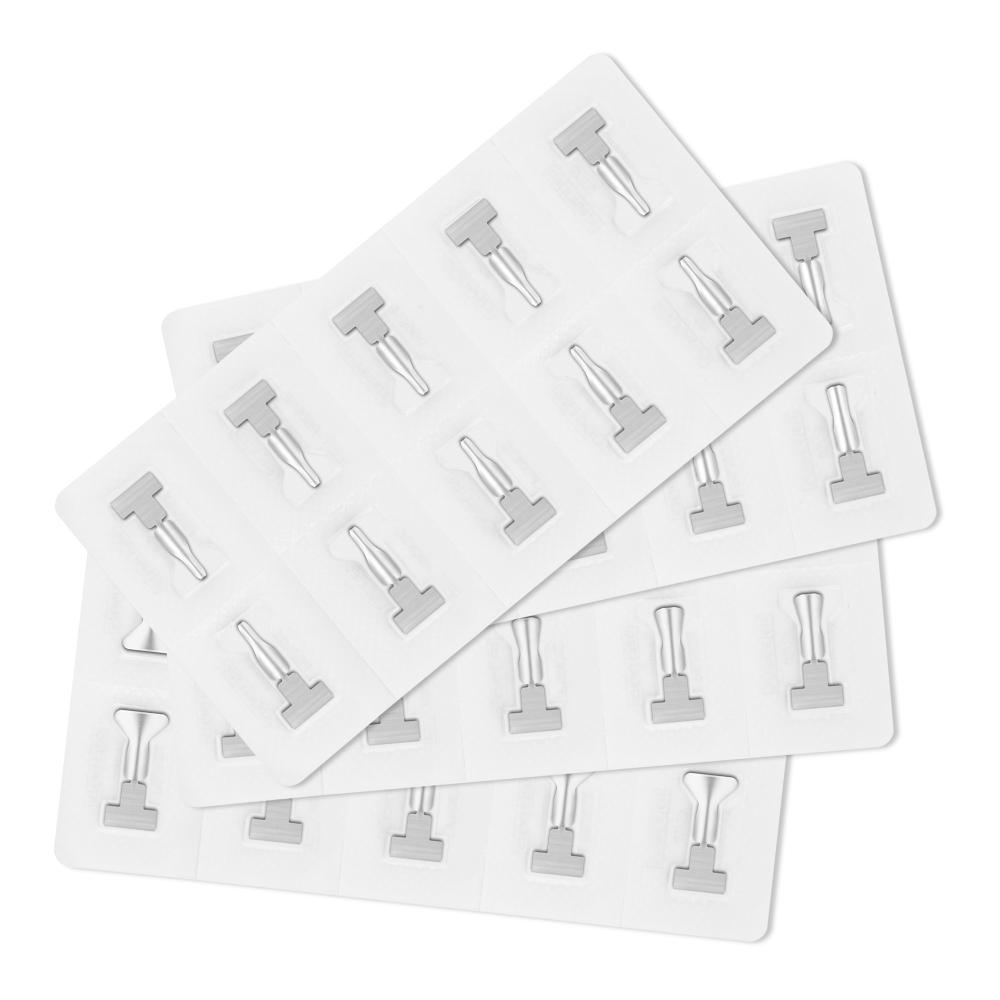 Secure Lock sterile, single-use professional microblades, assorted sizes, 40 pcs