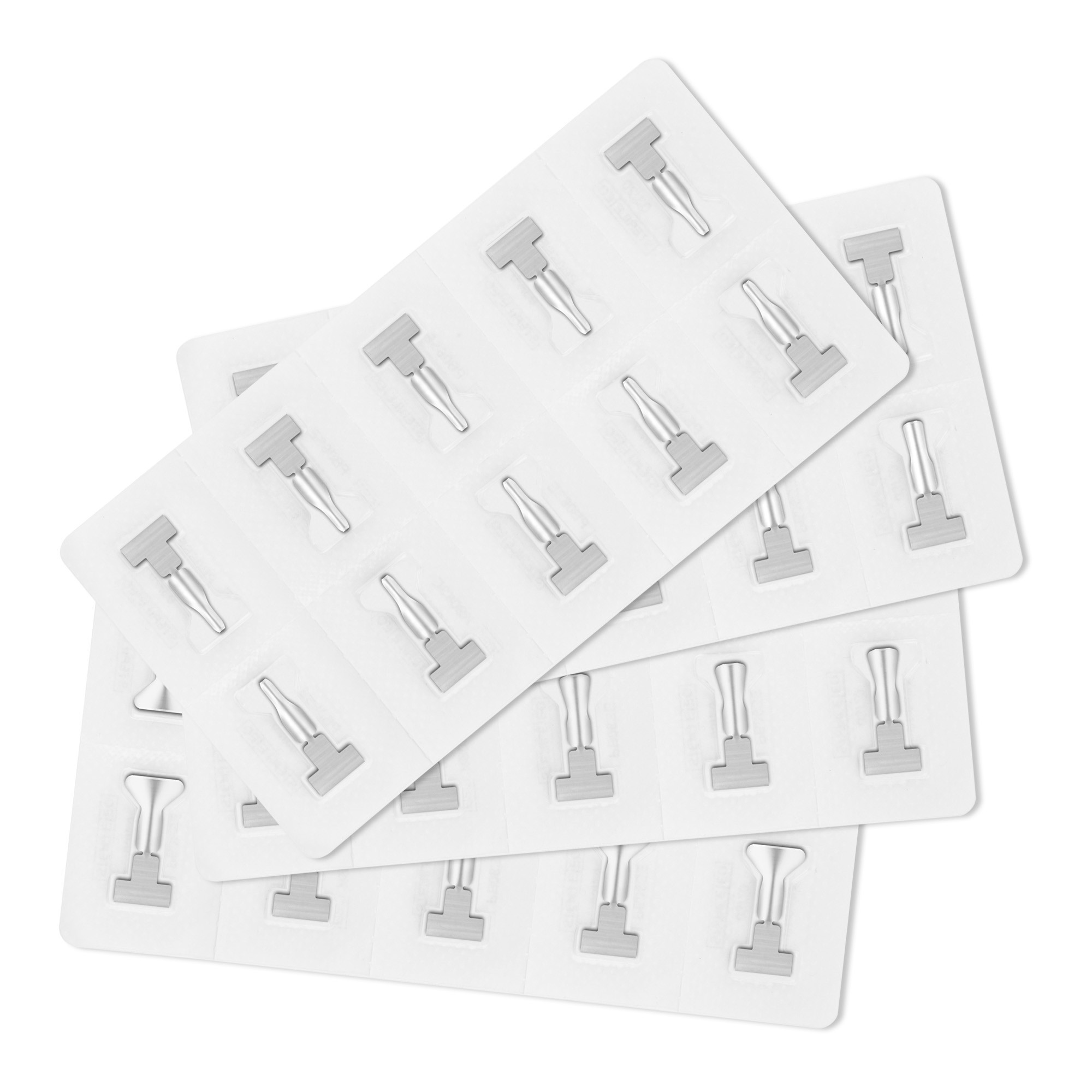 Professional single sterile disposable microblades Secure Lock assorted sizes 40 pcs